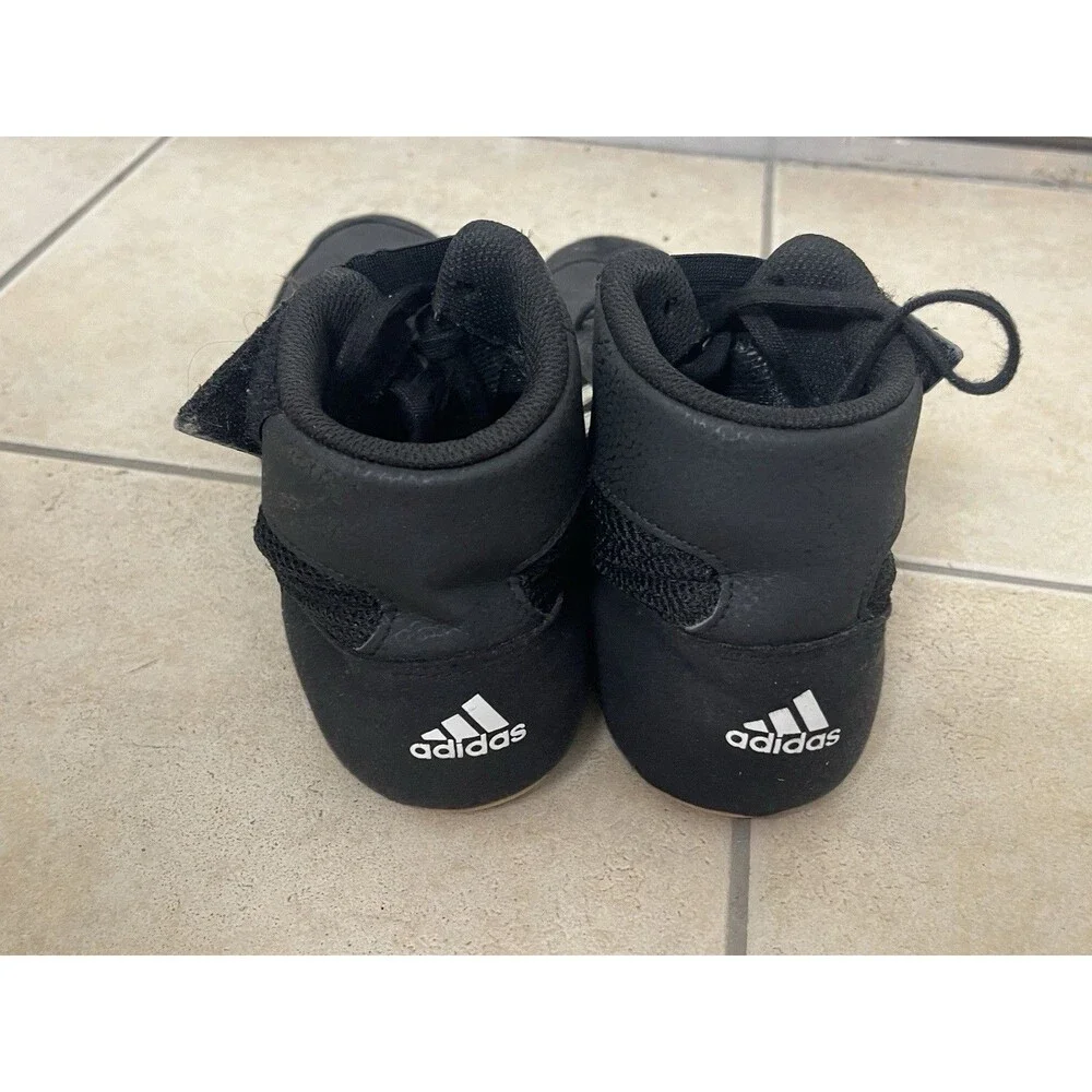 Adidas Mens HVC Havoc AQ3325 Black Wrestling Lace-Up Sneaker Shoes Size 9